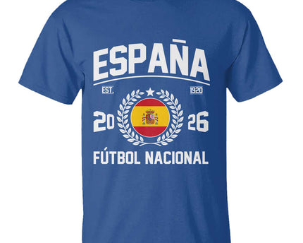 Spain 2026 Soccer Football Fan Spanish Flag T-Shirt
