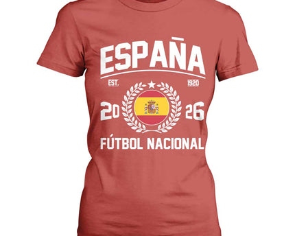 Spain 2026 Soccer Football Fan Spanish Flag T-Shirt