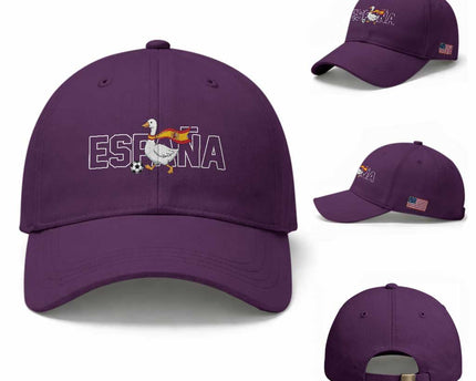 Espana Spain Soccer Football Baseball Cap Silly Goose Spanish Flag Fan Supporter