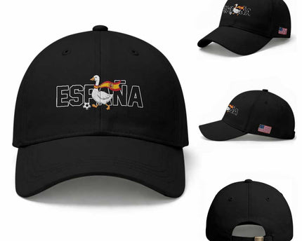 Espana Spain Soccer Football Baseball Cap Silly Goose Spanish Flag Fan Supporter