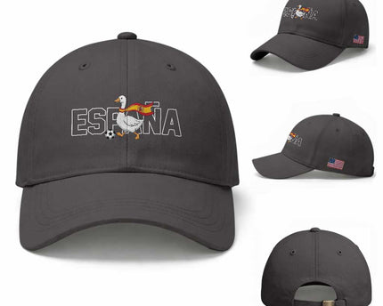 Espana Spain Soccer Football Baseball Cap Silly Goose Spanish Flag Fan Supporter