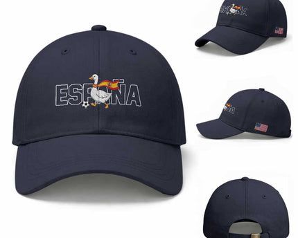 Espana Spain Soccer Football Baseball Cap Silly Goose Spanish Flag Fan Supporter