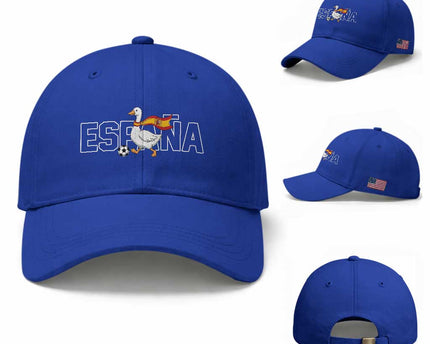 Espana Spain Soccer Football Baseball Cap Silly Goose Spanish Flag Fan Supporter