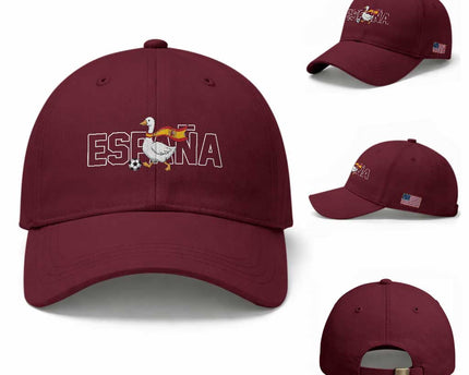 Espana Spain Soccer Football Baseball Cap Silly Goose Spanish Flag Fan Supporter