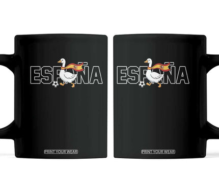 Espana Spain Soccer Football Coffee Mug Silly Goose Spanish Flag Fan Supporter
