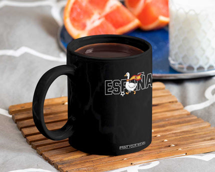 Espana Spain Soccer Football Coffee Mug Silly Goose Spanish Flag Fan Supporter