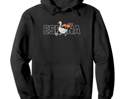 Espana Spain Soccer Football Hoodie Silly Goose Spanish Flag Fan Supporter