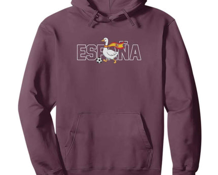 Espana Spain Soccer Football Hoodie Silly Goose Spanish Flag Fan Supporter