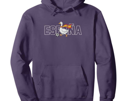 Espana Spain Soccer Football Hoodie Silly Goose Spanish Flag Fan Supporter