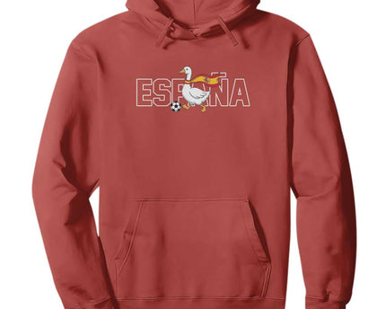 Espana Spain Soccer Football Hoodie Silly Goose Spanish Flag Fan Supporter