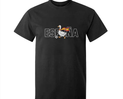 Espana Spain Soccer Football T-Shirt For Kid Silly Goose Spanish Flag Fan Supporter