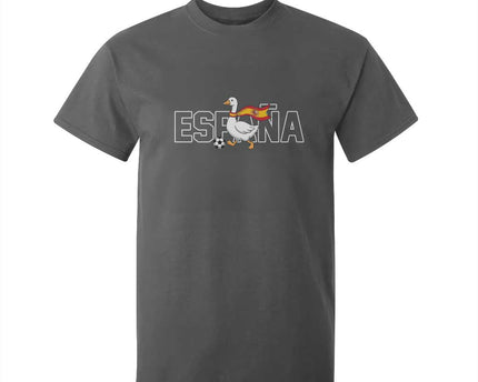 Espana Spain Soccer Football T-Shirt For Kid Silly Goose Spanish Flag Fan Supporter