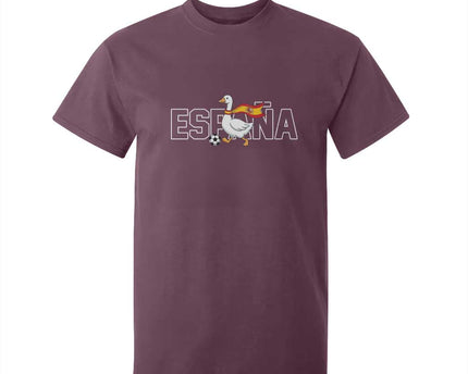 Espana Spain Soccer Football T-Shirt For Kid Silly Goose Spanish Flag Fan Supporter