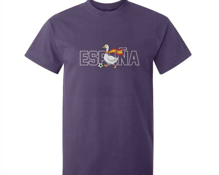 Espana Spain Soccer Football T-Shirt For Kid Silly Goose Spanish Flag Fan Supporter