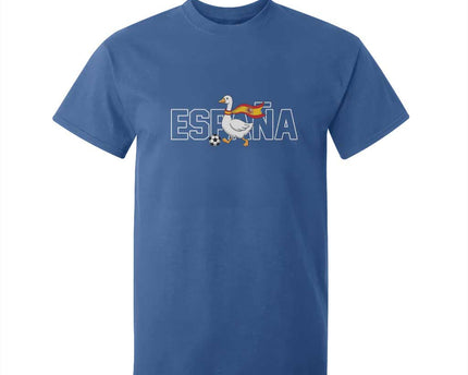 Espana Spain Soccer Football T-Shirt For Kid Silly Goose Spanish Flag Fan Supporter