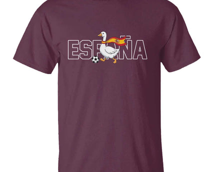Espana Spain Soccer Football T-Shirt Silly Goose Spanish Flag Fan Supporter