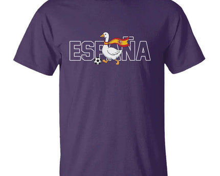 Espana Spain Soccer Football T-Shirt Silly Goose Spanish Flag Fan Supporter