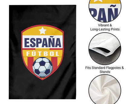 Espana Spain Soccer Football Fan Spanish Flag Garden Flag