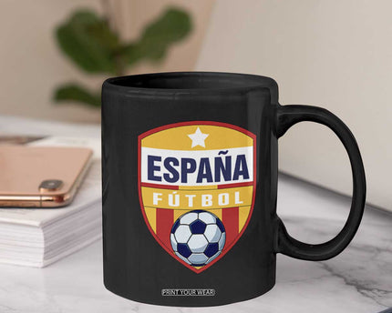 Espana Spain Soccer Football Fan Spanish Flag Coffee Mug