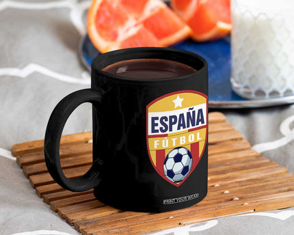 Espana Spain Soccer Football Fan Spanish Flag Coffee Mug
