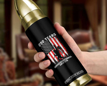 250th Anniversary USA Bullet Tumbler Bigfoot Patriotic American USA Flag