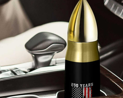 250th Anniversary USA Bullet Tumbler Bigfoot Patriotic American USA Flag