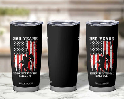 250th Anniversary USA Tumbler Cup Bigfoot Patriotic American USA Flag