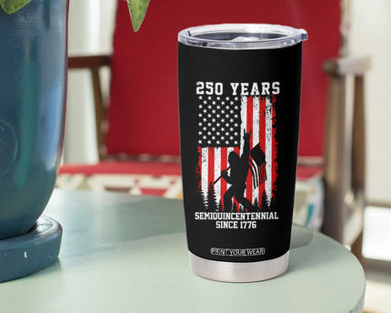 250th Anniversary USA Tumbler Cup Bigfoot Patriotic American USA Flag