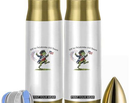 250th Anniversary USA Bullet Tumbler Funny Patriotic Frog USA Independence Day