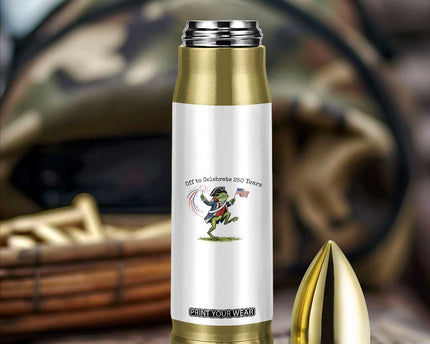 250th Anniversary USA Bullet Tumbler Funny Patriotic Frog USA Independence Day