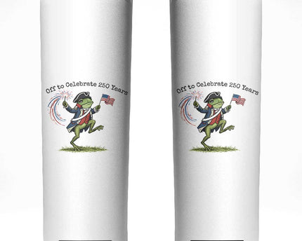 250th Anniversary USA Skinny Tumbler Funny Patriotic Frog USA Independence Day