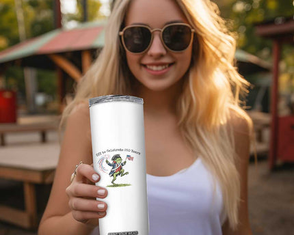 250th Anniversary USA Skinny Tumbler Funny Patriotic Frog USA Independence Day