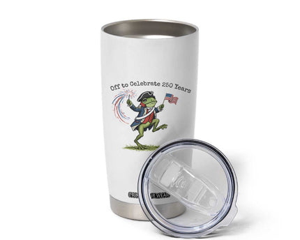250th Anniversary USA Tumbler Cup Funny Patriotic Frog USA Independence Day