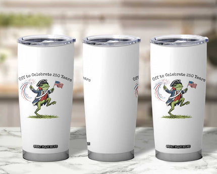 250th Anniversary USA Tumbler Cup Funny Patriotic Frog USA Independence Day
