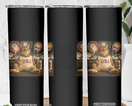 USA 250th Anniversary Statue of Liberty Skinny Tumbler The Summer USA Turned 250
