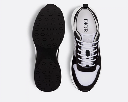 Men's Dior B25 Runner Black Suede Sneakers