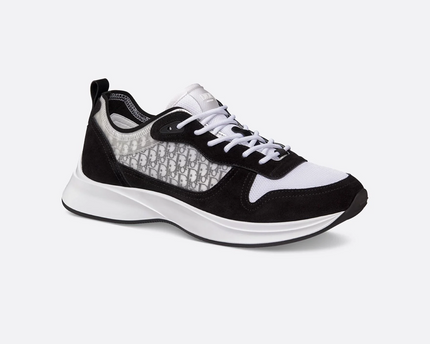 Men's Dior B25 Runner Black Suede Sneakers