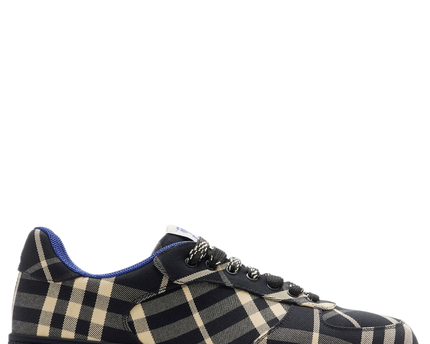 Men’s Burberry Check Terrace Black Sneakers
