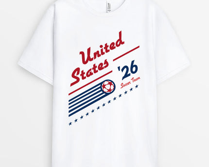 National Team 2026 Soccer T-Shirt - Custom Soccer Gift