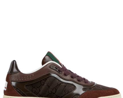 Men's Gucci Re-Web Brown Sneakers