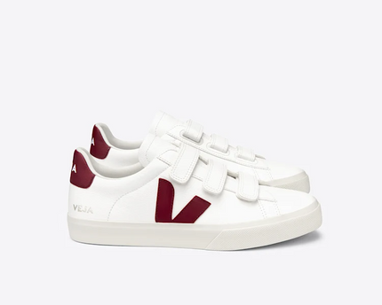 Men's Veja Recife Chromefree White Marsala Sneakers