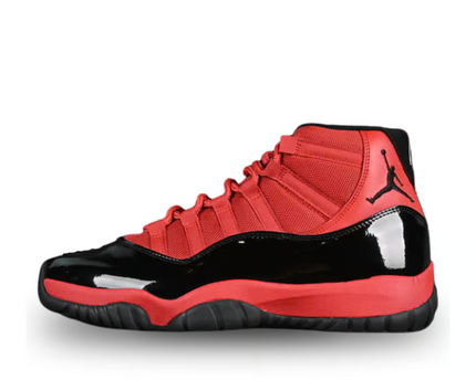 Men's Nike Air Jordan 11 Retro Black Red Shoes