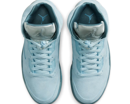 Men's Nike Air Jordan 5 Retro Blue Bird Shoes