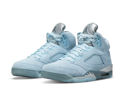Men's Nike Air Jordan 5 Retro Blue Bird Shoes