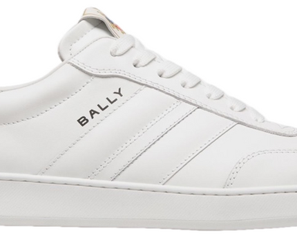 Men's Bally Retro Crest White Sneaker