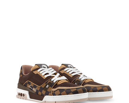Men's Louis Vuitton Trainer Brown Sneakers