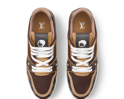 Men's Louis Vuitton Trainer Brown Sneakers