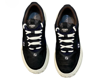 Men's Fendi Roma Match Black Sneakers
