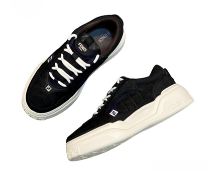 Men's Fendi Roma Match Black Sneakers