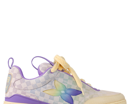 Men's Louis Vuitton Trainer Purple Sneakers